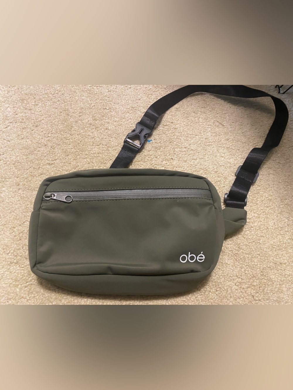obe Olive Green Sling Belt Bag-Neutral Design for anyone